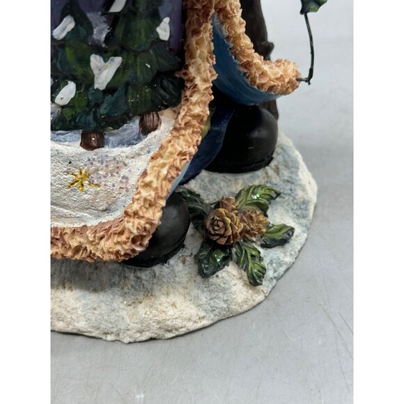 Vintage Hand-Painted Santa Claus Figurine Festive Christmas Decor 11" Tall READ - Picture 13 of 13